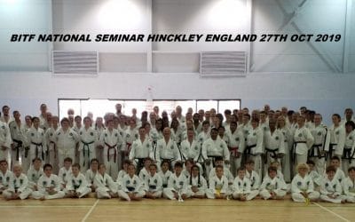 BITF National Seminar and Grading 27th Oct 2019 Hinckley